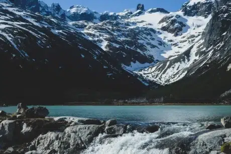 Vista desde vertiente de Laguna Esmeralda