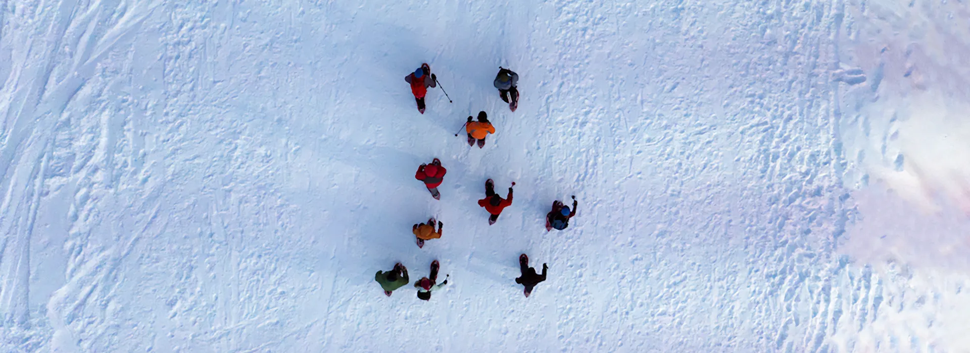 Caminata diurna en raquetas de nieve