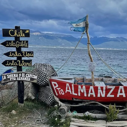 Puerto Almanza y Ruta de la Centolla